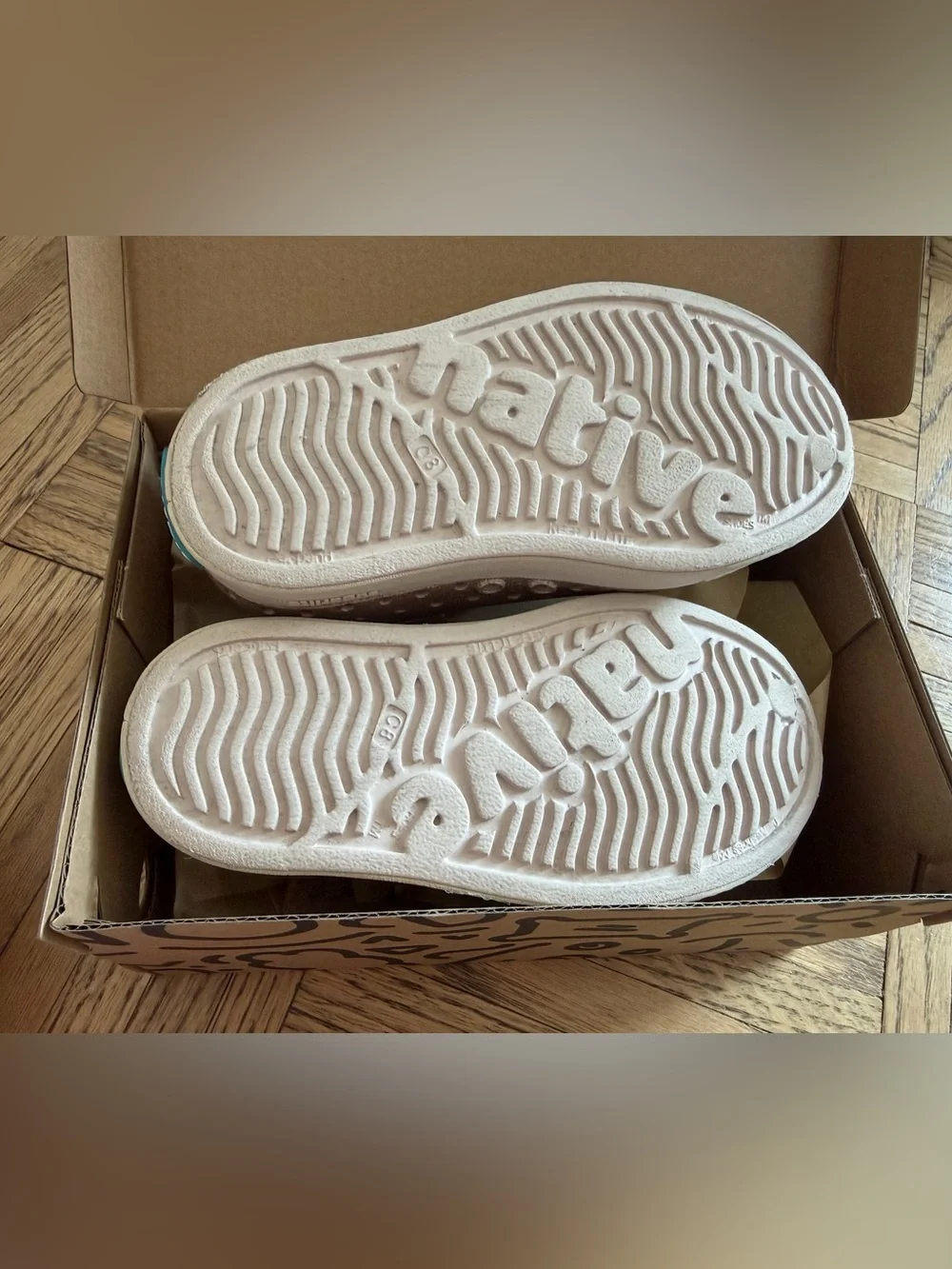 Native Shoes Kids Jefferson Bling Size 8
